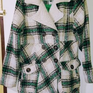 Dollhouse Plaid Pea coat